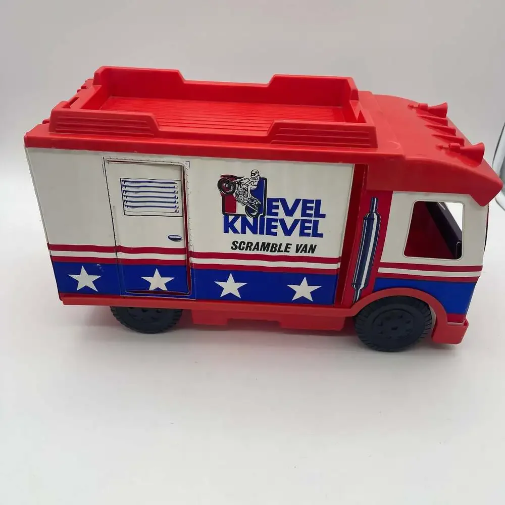 Vintage 1973‎ Evel Knievel Scramble Van Toy by Ideal